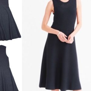 NWT Eileen Fisher 100% Wool Grey Knit A-line Dress